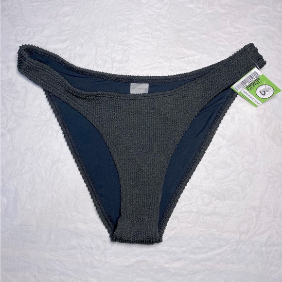 Good American Other - Good American S/M 1/2 Always Fits Crinkle Bikini Bottom Ruched Textured Swim